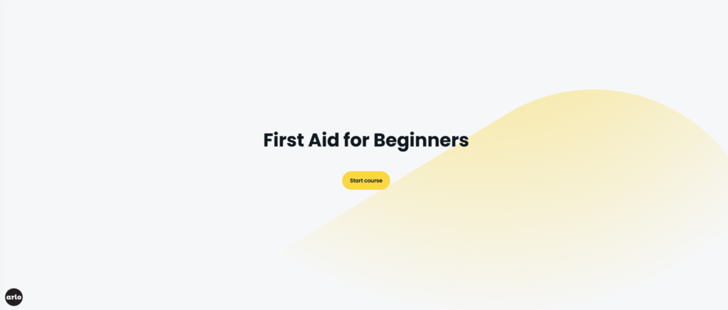 First Aid for Beginners created within Arlo