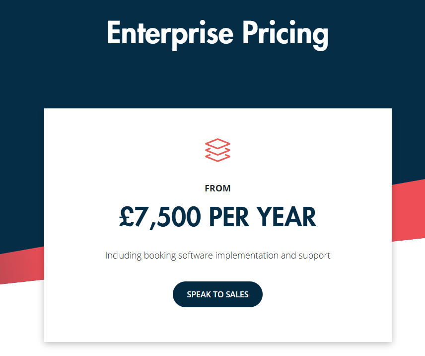 Bookinglive pricing
